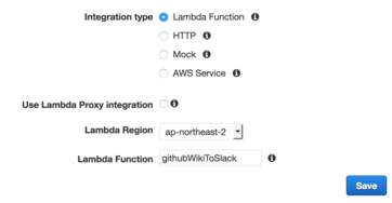 Integration with Lambda Function
